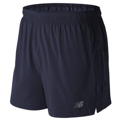 New Balance 63226 Men's Impact 5 Inch Track Short - Navy (ms63226pgm)
