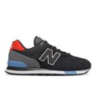 New Balance 574 Men's 574 Shoes - Black/red (ml574jho)