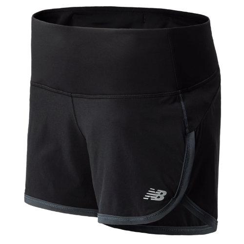 New Balance 5122 Women's Impact 3 Inch Short - Black (wrs5122bk)
