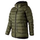 New Balance 73548 Women's 247 Luxe Down Jacket - Green (wj73548mkg)