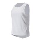 New Balance 93111 Women's Determination Tie Back Tank - White (wt93111wt)