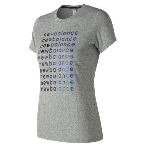 New Balance 83144 Women's Graphic Heather Tech Crew - (wt83144)