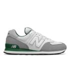 New Balance 574 Men's 574 Shoes - Grey/green (ml574nsa)