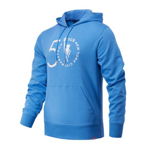 New Balance Men's Nyc Marathon Essentials Stacked Logo Po Hoodie