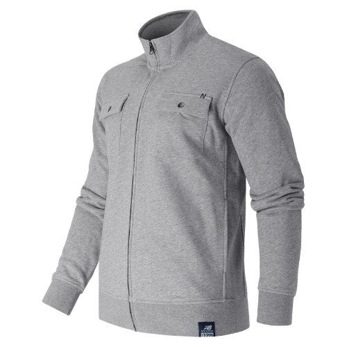 New Balance 53510 Men's Fleece Jacket - Athletic Grey (mj53510ag)