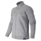 New Balance 53510 Men's Fleece Jacket - Athletic Grey (mj53510ag)