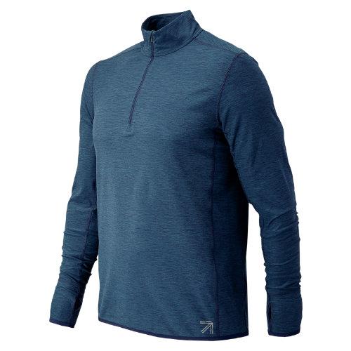 New Balance 71092 Men's J.crew N Transit Quarter Zip - Navy (mt71092nvh)