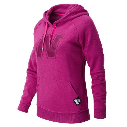 New Balance 4364 Women's Essentials Pullover Hoodie - Poisonberry (wet4364pbr)