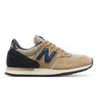 New Balance 770 Made In Uk Suede Men's Made In Uk Shoes - Tan/navy (m770sbn)