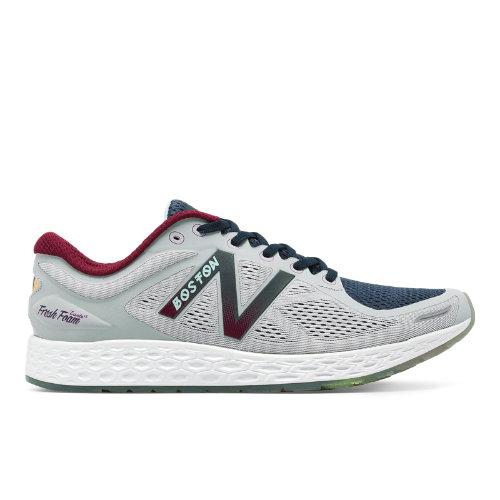 New Balance Fresh Foam Zante V2 Boston Women's Soft And Cushioned Shoes - Silver/navy (wzantbm2)