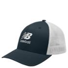 New Balance Men's & Women's 6 Panel Baseball Trucker - Navy/white (500228nav)