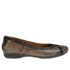 Cobb Hill Revchi Women's Casual Footwear Shoes - Taupe, Snake Skin (cbj05tp)