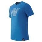New Balance 61554 Men's N Tee - Blue (mt61554soh)