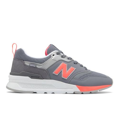New Balance 997h Women's Classics Shoes - Black/pink (cw997hfd)