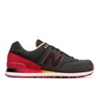 New Balance 574 Gradient Men's 574 Shoes - Black/red (ml574raa)