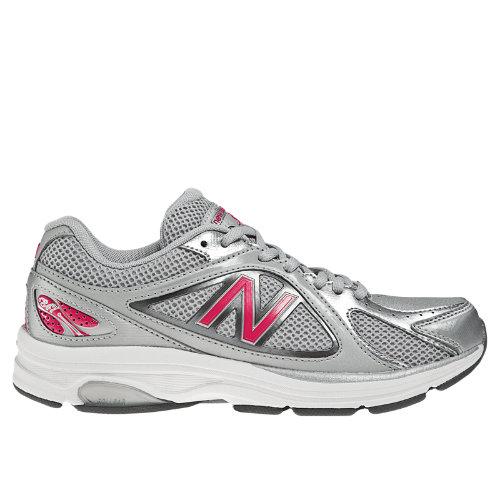 New Balance Pink Ribbon 847 Women's Walking Shoes - Silver, Komen Pink (ww847km)