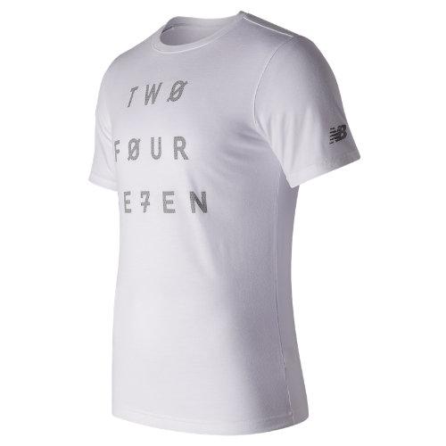 New Balance 71575 Men's 247 Tee - White (mt71575wt)