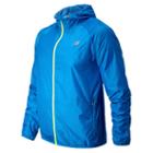 New Balance 4314 Men's Shadow Run Jacket - Laser Blue, Hi-lite (mrj4314lsb)