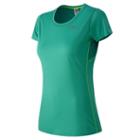 New Balance 53141 Women's Accelerate Short Sleeve - Green (wt53141ref)