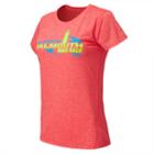 New Balance 53164 Women's Falmouth Tee - Red/green/blue (wt53164brc)