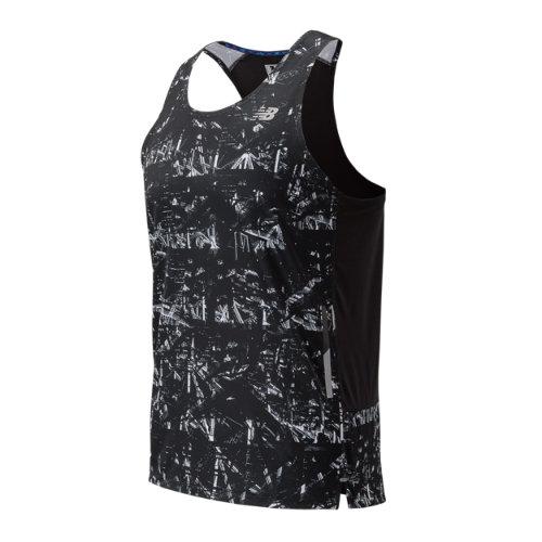 New Balance 93223 Men's Nyc Marathon Nb Ice Singlet - Black (mt93223mbk)