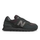 New Balance 574 Women's 574 Shoes - Black/grey (wl574ldg)