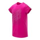 New Balance 11569 Kids' Short Sleeve Graphic Tee - Pink (gt11569cap)