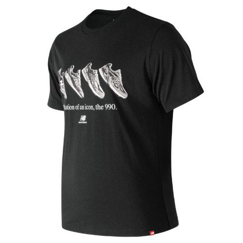 New Balance 91586 Men's Essentials 90s Tee - Black (mt91586bk)