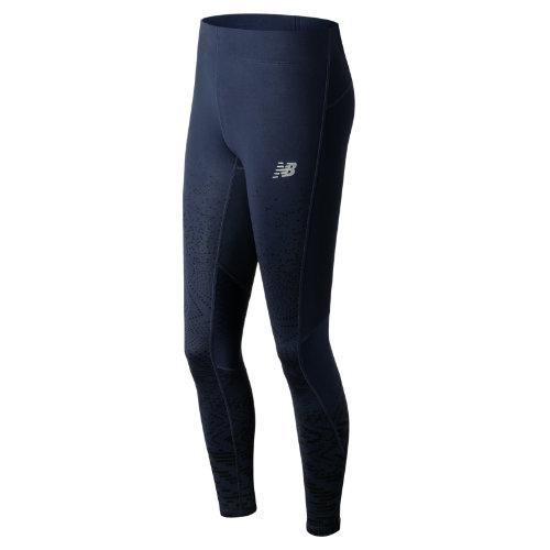 New Balance 71230 Women's Impact Premium Printed Tight - Black/navy (wp71230dvi)