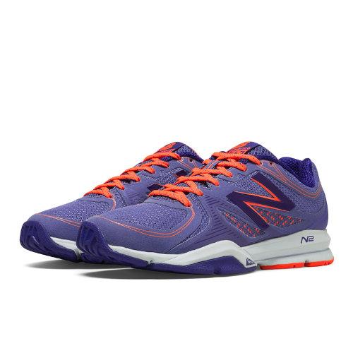 New Balance 1267 Women's Gym Trainers Shoes - Blue, Coral Pink (wx1267pp)