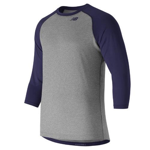 New Balance 601 Men's 3/4 Baseball Raglan Top - Navy (tmmt601tnv)