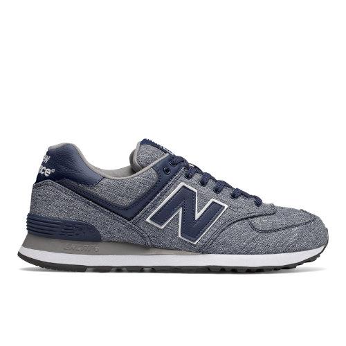 574 New Balance Men's 574 Shoes - Navy/grey/white (ml574txf)