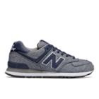 574 New Balance Men's 574 Shoes - Navy/grey/white (ml574txf)