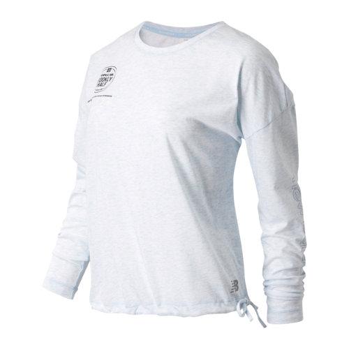 New Balance 83101 Women's Brooklyn Half Heathertech Training Tee - (wt83101f)