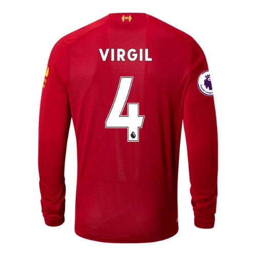 New Balance 939838 Men's Liverpool Fc Home Ls Jersey Virgil Epl Patch - (mt939838-4yh)