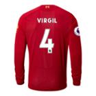 New Balance 939838 Men's Liverpool Fc Home Ls Jersey Virgil Epl Patch - (mt939838-4yh)