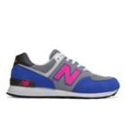 New Balance 574 Men's 574 Shoes - Blue/pink (ml574pwa)