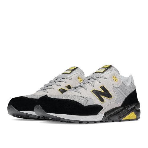 New Balance 580 Elite Edition Lost Classics Men's Elite Edition Shoes - Light Grey, Black, Yellow (mrt580ls)