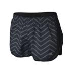 New Balance 53163 Women's Accelerate 2.5 Inch Printed Short - Black/grey (ws53163bkm)