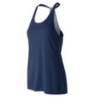 New Balance 73723 Women's Game Changer Tank - Navy (wt73723tnv)