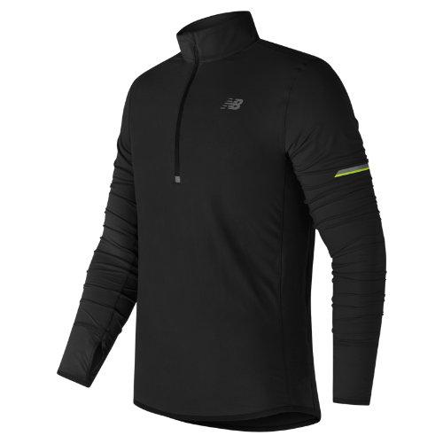 New Balance 71233 Men's Impact Half Zip - Black (mt71233bk)