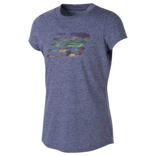 New Balance 12533 Kids' Short Sleeve Graphic Tee - Grey (gt12533thn)