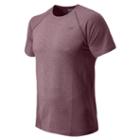 New Balance 53017 Men's M4m Seamless Short Sleeve - Burgundy (mt53017bg)