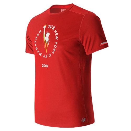 New Balance 63223 Men's Nyc Marathon Nb Ice Short Sleeve - (mt63223v-ne)