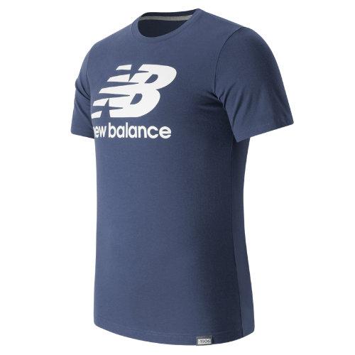New Balance 63554 Men's Classic Ss Logo Tee - Navy (mt63554nv)