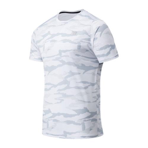 New Balance Mens Printed Accelerate Short Sleeve