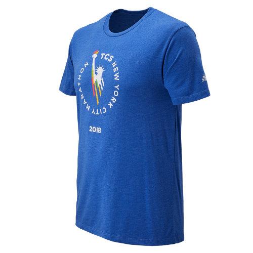 New Balance 83628 Men's Nyc Marathon Logo Short Sleeve - (mt83628m)