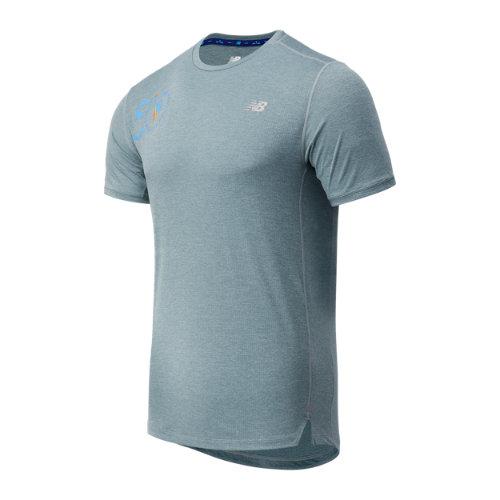 New Balance Mens Nyc Marathon Impact Run Short Sleeve