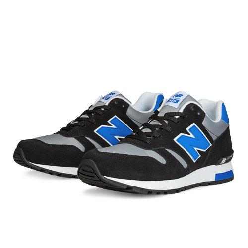 New Balance Rip-stop 565 Men's Lifestyle Shoes - Black, Blue (ml565bl)