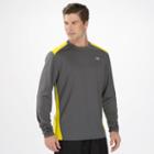 New Balance 3132 Men's Go 2 Long Sleeve - Magnet, Atomic Yelllow (mrt3132aym)